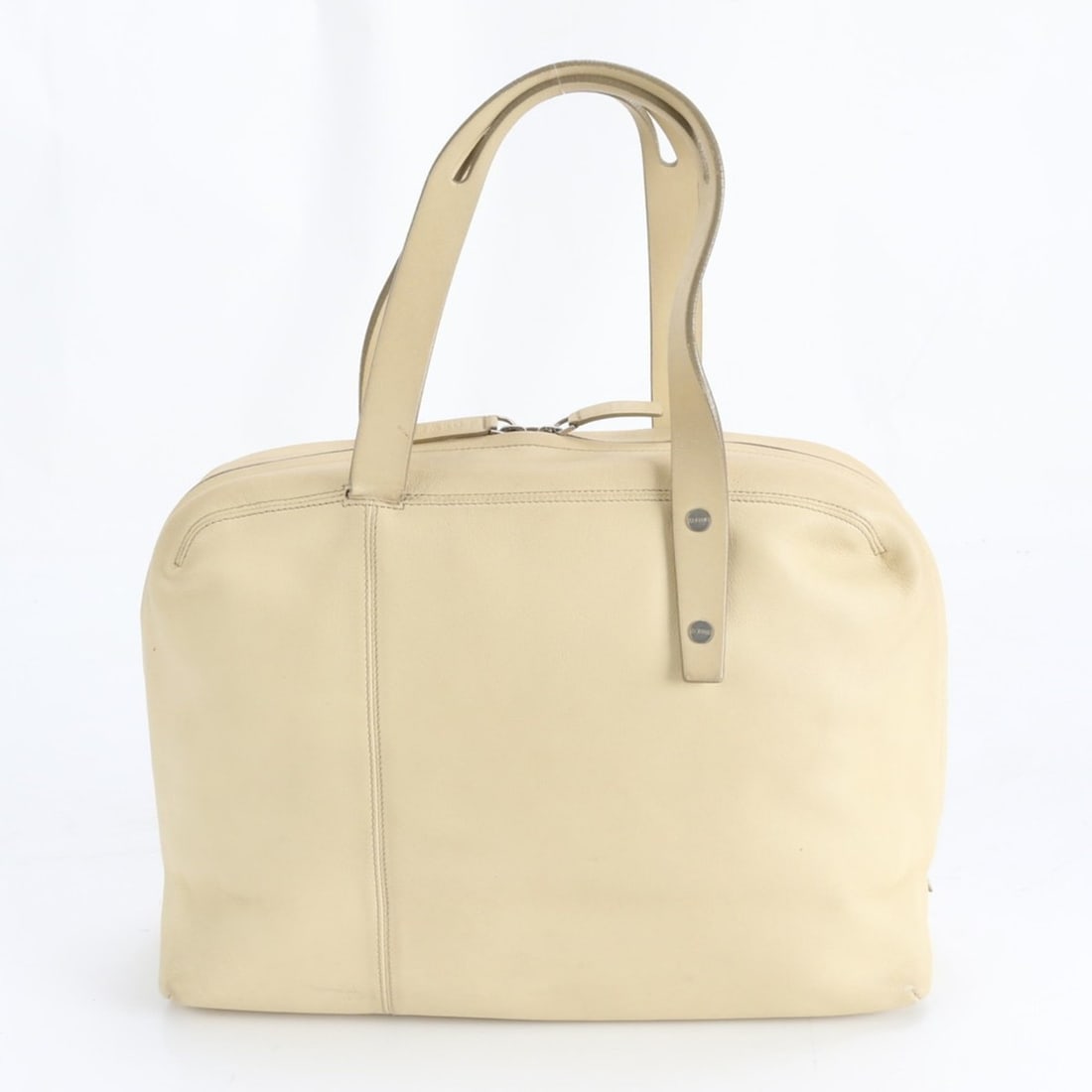 Loewe Mini Boston Leather Handbag Tote Brand Women's: --- Catalog ---Category: SizeSize (HxWxD): 26cm x 33cm x 12cm / 10.23'' x 12.99'' x 4.72''Handle Length: 40cm / 15.74''Category: DesignType: HandbagColor: IvoryGender: WomenMaterial: Leather Category: