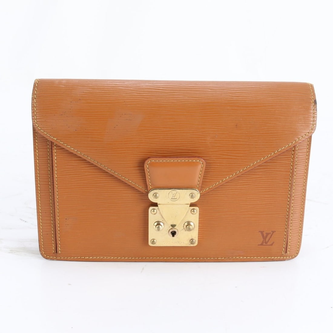 Louis Vuitton Epi Serie Dragonne Zipangu Gold M52618 Leather Second Bag Clutch Pouch Men's: --- Catalog ---Category: SizeSize (HxWxD): 18cm x 26cm x 2cm / 7.08'' x 10.23'' x 0.78''Category: DesignType: Clutch bagColor: Gold CipangoGender: MenMaterial: Epi leather Category: GeneralLine: