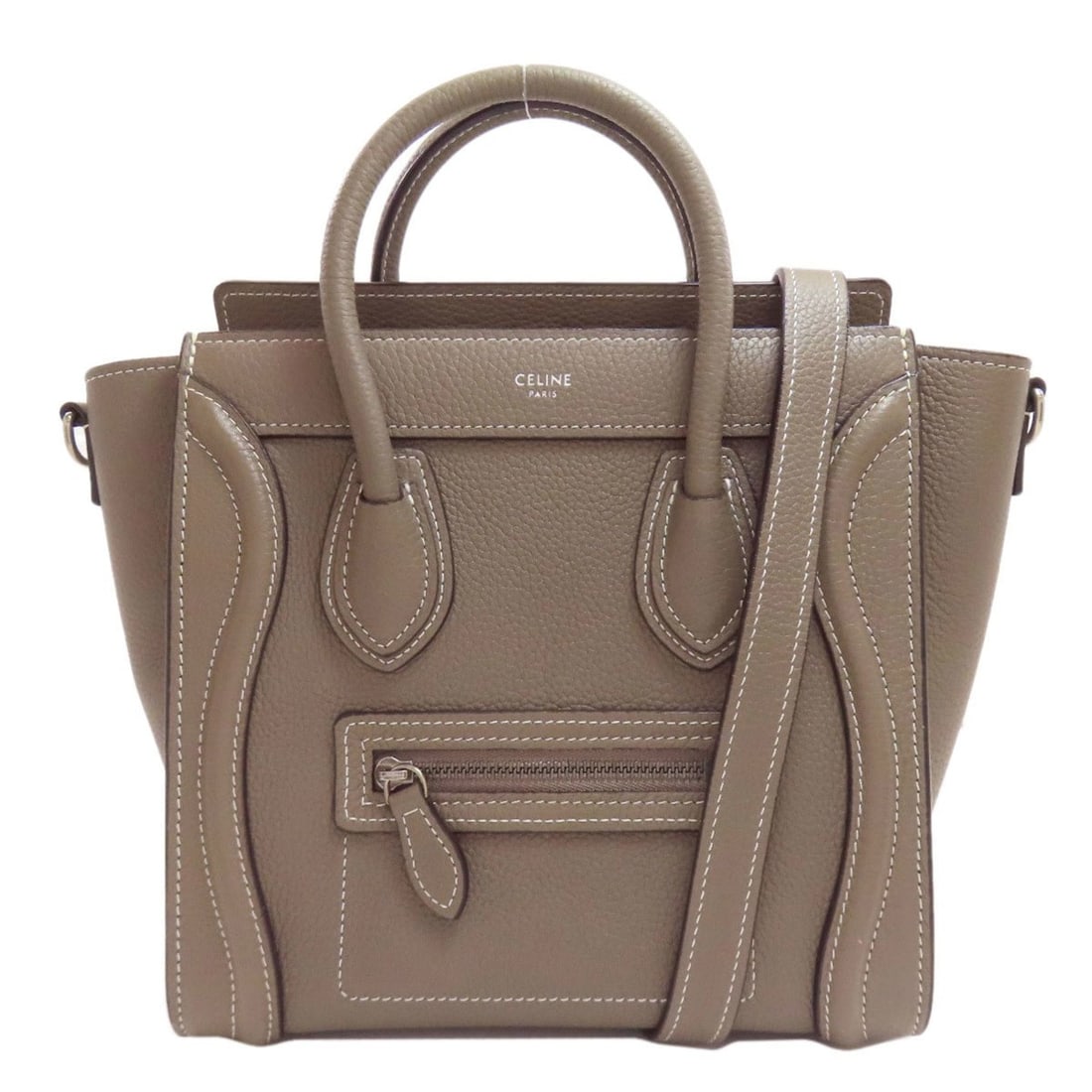 Celine Luggage Nano 2-Way Handbag in Calfskin Leather for Women (1 of 20)