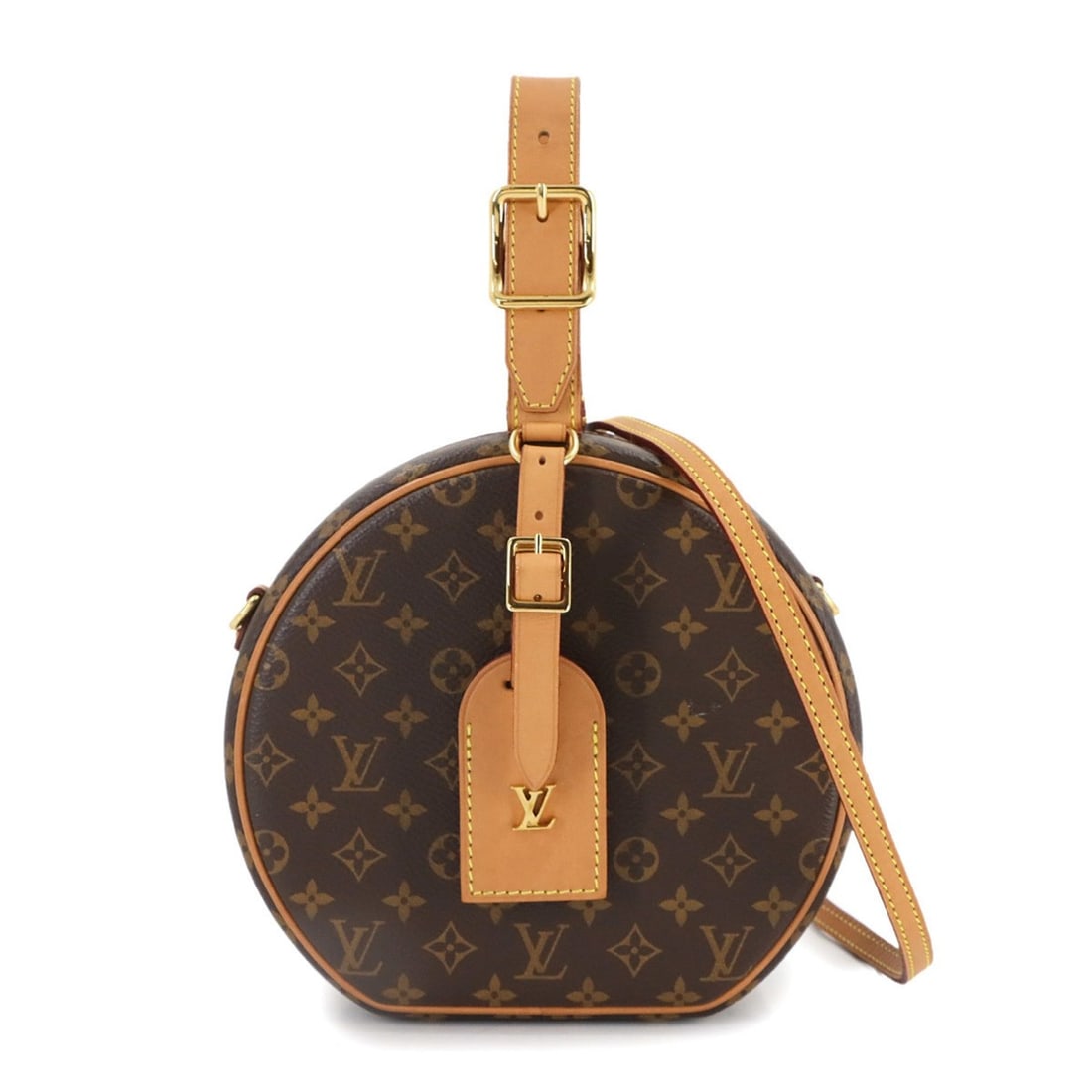 Louis Vuitton Monogram Petite Boite Chapeau 2-way Handbag M43514 RFID (1 of 13)