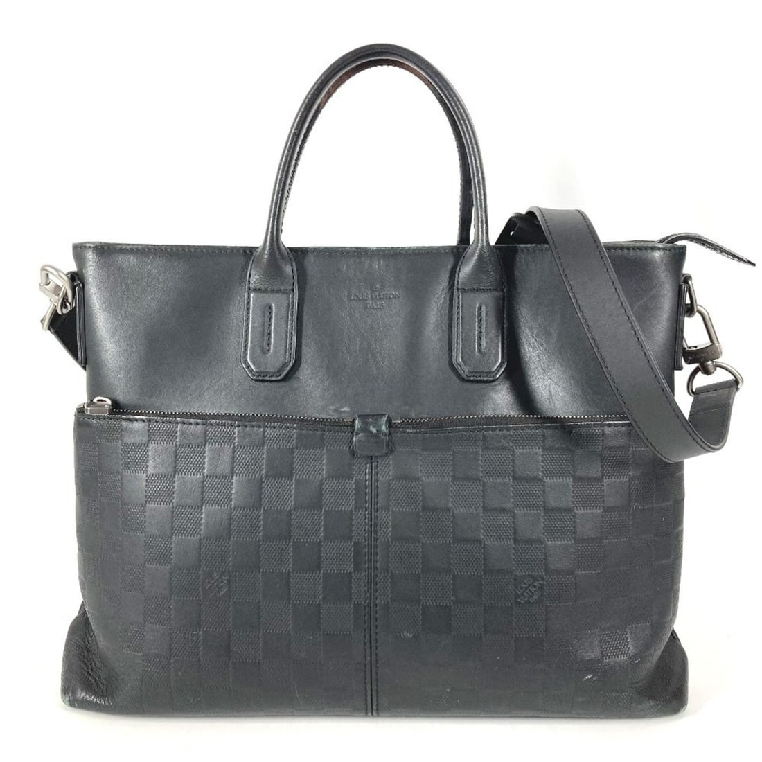 LOUIS VUITTON N41565 Damier Infini 7DW Briefcase, Seven Days a Week, Tote Bag, Handbag, Shoulder (1 of 18)