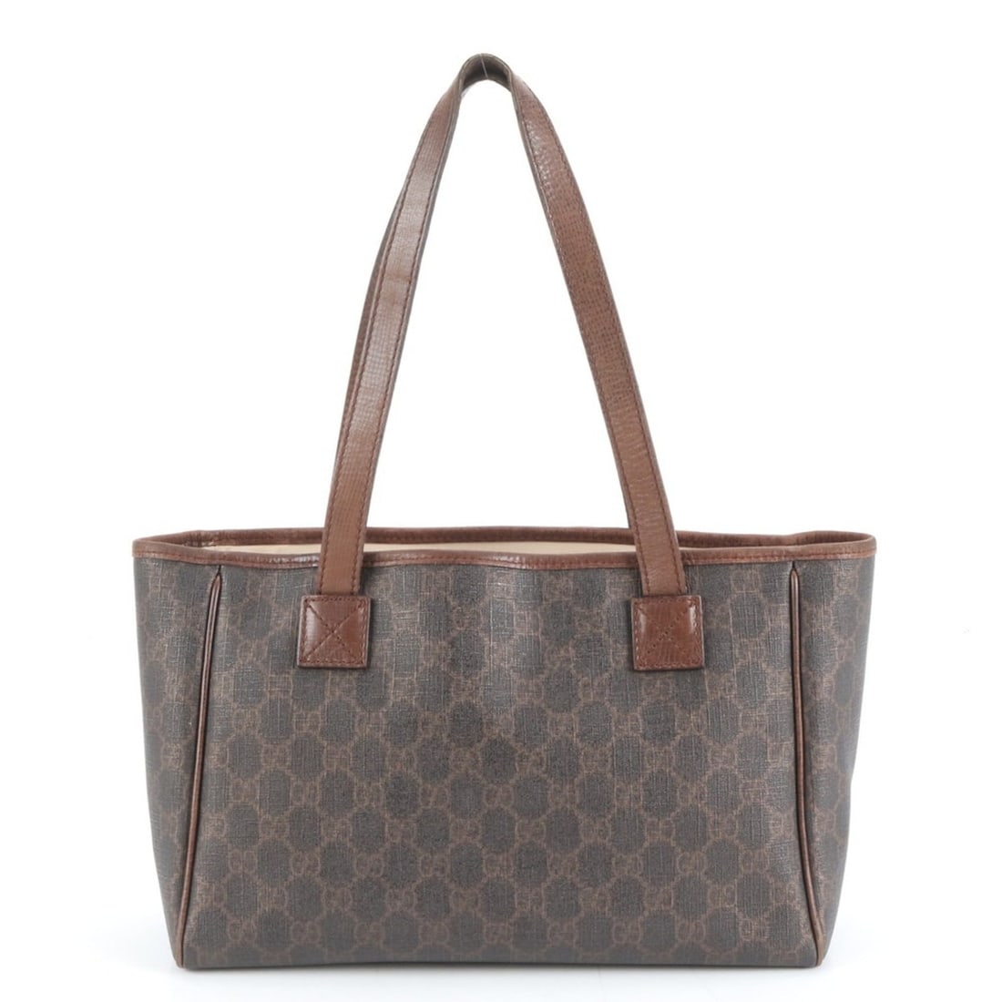 Gucci GG Supreme 264221 Leather Tote Bag Shoulder Handbag Brown Women's: --- Catalog ---Category: SizeSize (HxWxD): 22cm x 30cm x 12cm / 8.66'' x 11.81'' x 4.72''Category: DesignType: Shoulder bag, Tote bagColor: BrownGender: WomenMaterial: Leather , Coated canvas Category