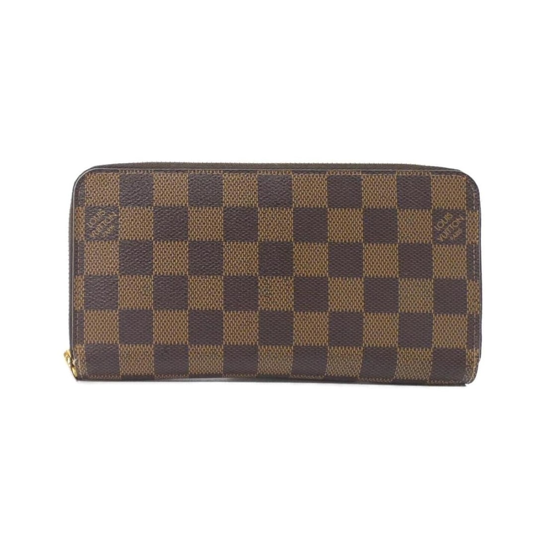 Louis Vuitton Damier Zippy Wallet N60046: --- Catalog ---Category: SizeSize (HxWxD): 11cm x 19cm x 2.5cm / 4.33'' x 7.48'' x 0.98''Category: DesignType: Long wallet (bi-fold)Color: Brown, Rose ballerineGender: WomenMaterial: Coated canvas