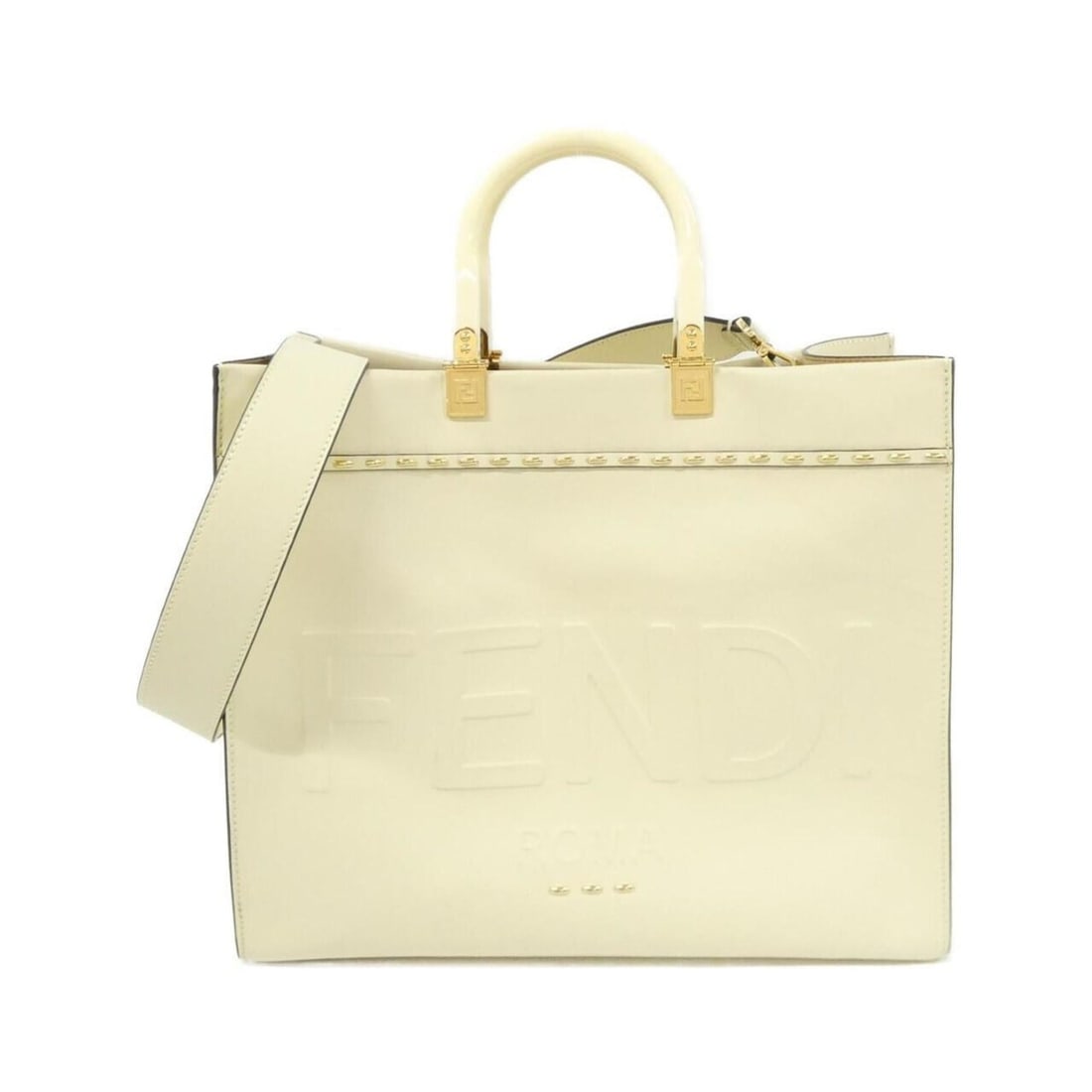 Fendi 8BH386 AHN3 handbag: --- Catalog ---Category: SizeSize (HxWxD): 30cm x 35cm x 15.5cm / 11.81'' x 13.77'' x 6.1''Category: DesignType: HandbagColor: WhiteGender: Women,MenMaterial: Leather Leather/Fur Type: