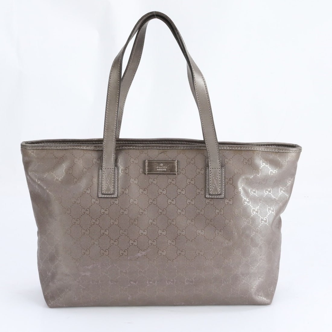 Gucci GG Imprime 211137 Leather Tote Bag/Shoulder Bag for Men: --- Catalog ---Category: SizeSize (HxWxD): 26cm x 37cm x 12cm / 10.23'' x 14.56'' x 4.72''Category: DesignType: Shoulder bag, Tote bagColor: BrownGender: MenMaterial: Leather , Coated canvas