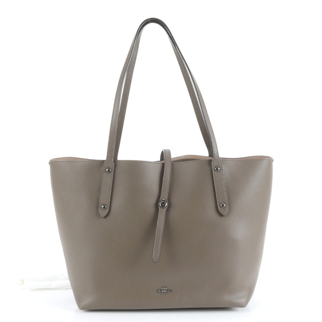 Coach Market F58849 Leather Tote Bag Shoulder Handbag Brown Women's (1 of 12)