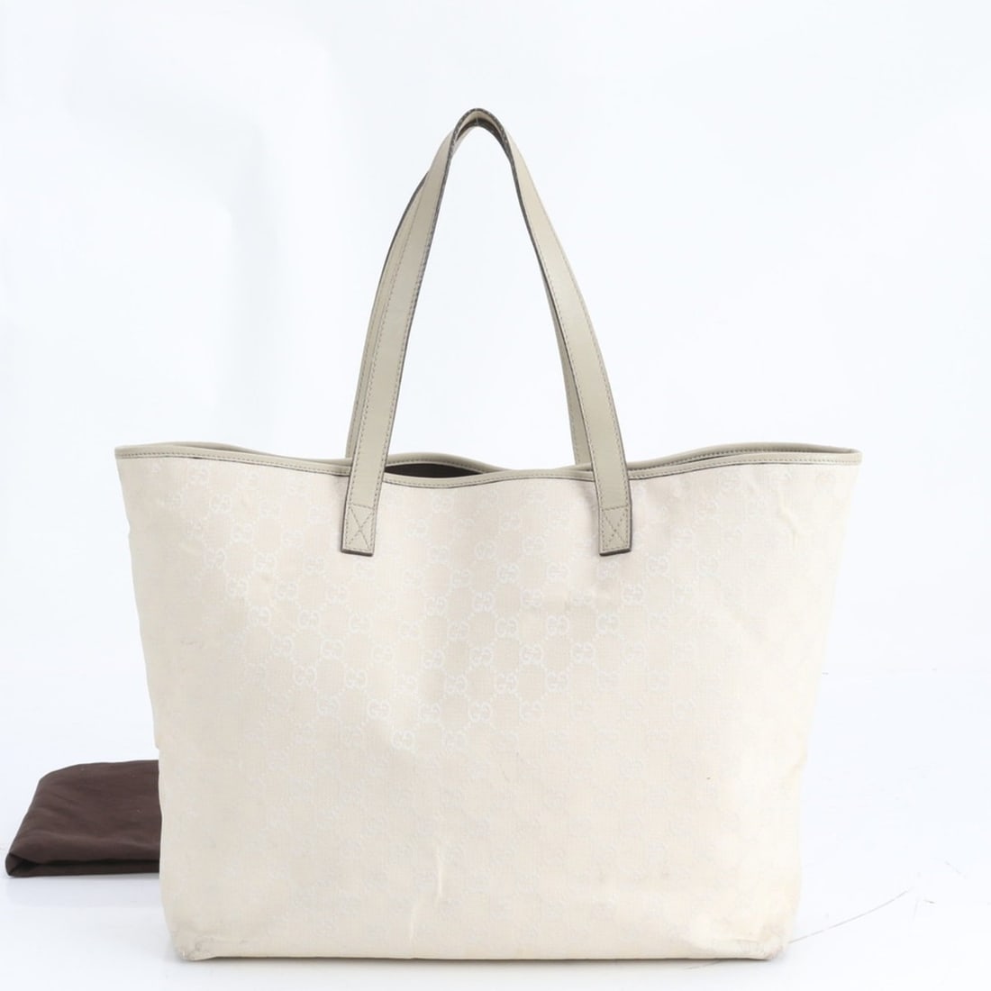 Gucci GG Canvas 257245 Leather Tote Bag Shoulder Handbag Business Women's: --- Catalog ---Category: SizeSize (HxWxD): 32cm x 36cm x 13cm / 12.59'' x 14.17'' x 5.11''Handle Length: 50cm / 19.68''Category: DesignType: Shoulder bag, Tote bagColor: Ivory, YellowGender: WomenMate