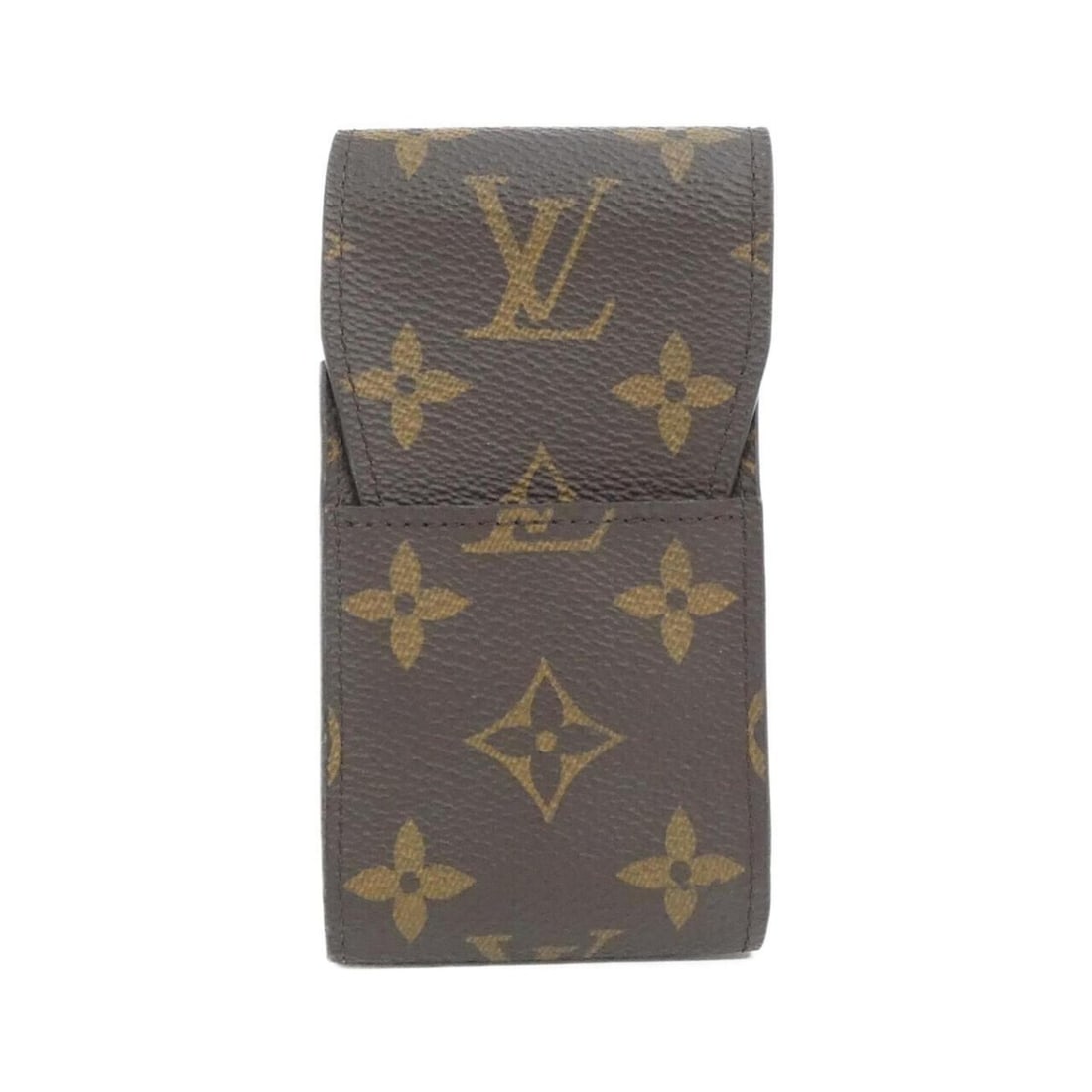 Louis Vuitton Monogram Etui Cigarette Case M63024: --- Catalog ---Category: DesignType: Cigar caseColor: BrownMaterial: CanvasCategory: GeneralMPN: M63024Brand: Louis VuittonCategory: Physical PropertiesSize (HxWxD): 12cm x 7cm x 1.5cm / 4.72'' x