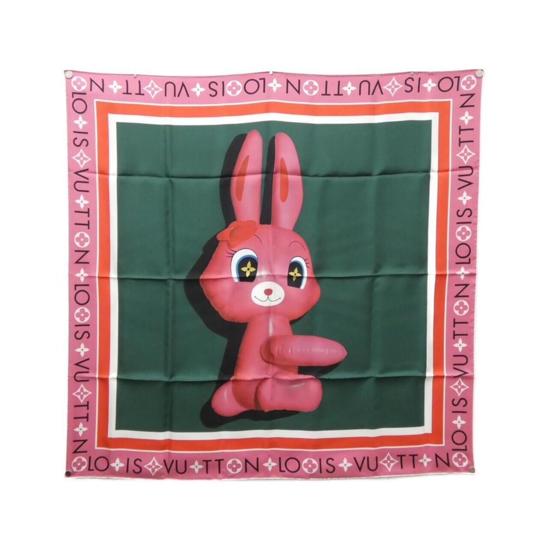 Louis Vuitton Carré Animogram M90760 Scarf Muffler: --- Catalog ---Category: SizeSize (LxW): 90cm x 90cm / 35.43'' x 35.43''Category: DesignType: ScarfColor: PinkGender: Women,MenMaterial: Silk Category: GeneralMPN: M90760Brand: Louis Vuitton--- Item