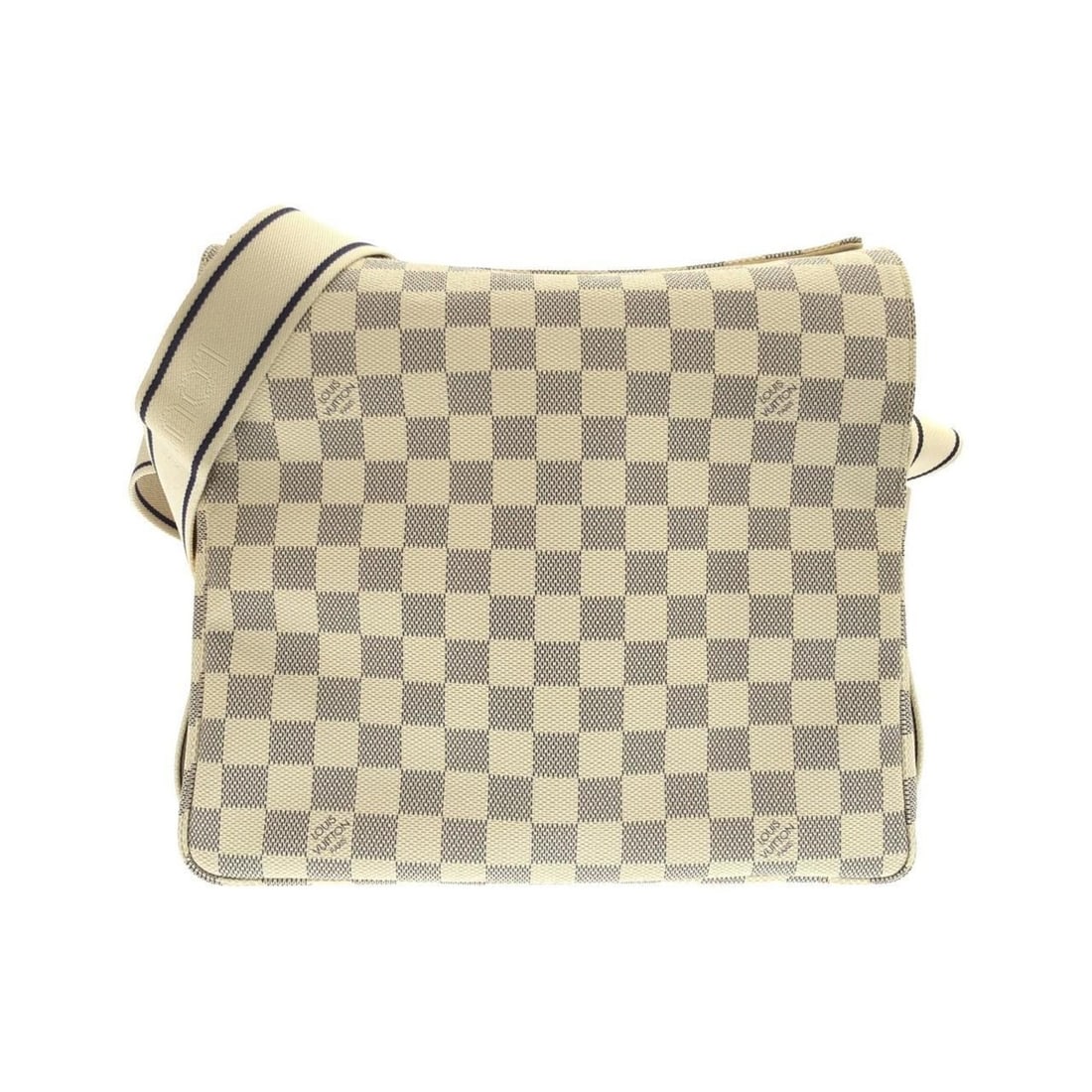 Louis Vuitton Damier Azur Naviglio N51189 Shoulder Bag: --- Catalog ---Category: SizeSize (HxWxD): 23cm x 27cm x 13cm / 9.05'' x 10.62'' x 5.11''Category: DesignType: Shoulder bagColor: Azur, WhiteGender: Women,MenMaterial: Coated canvas Category: