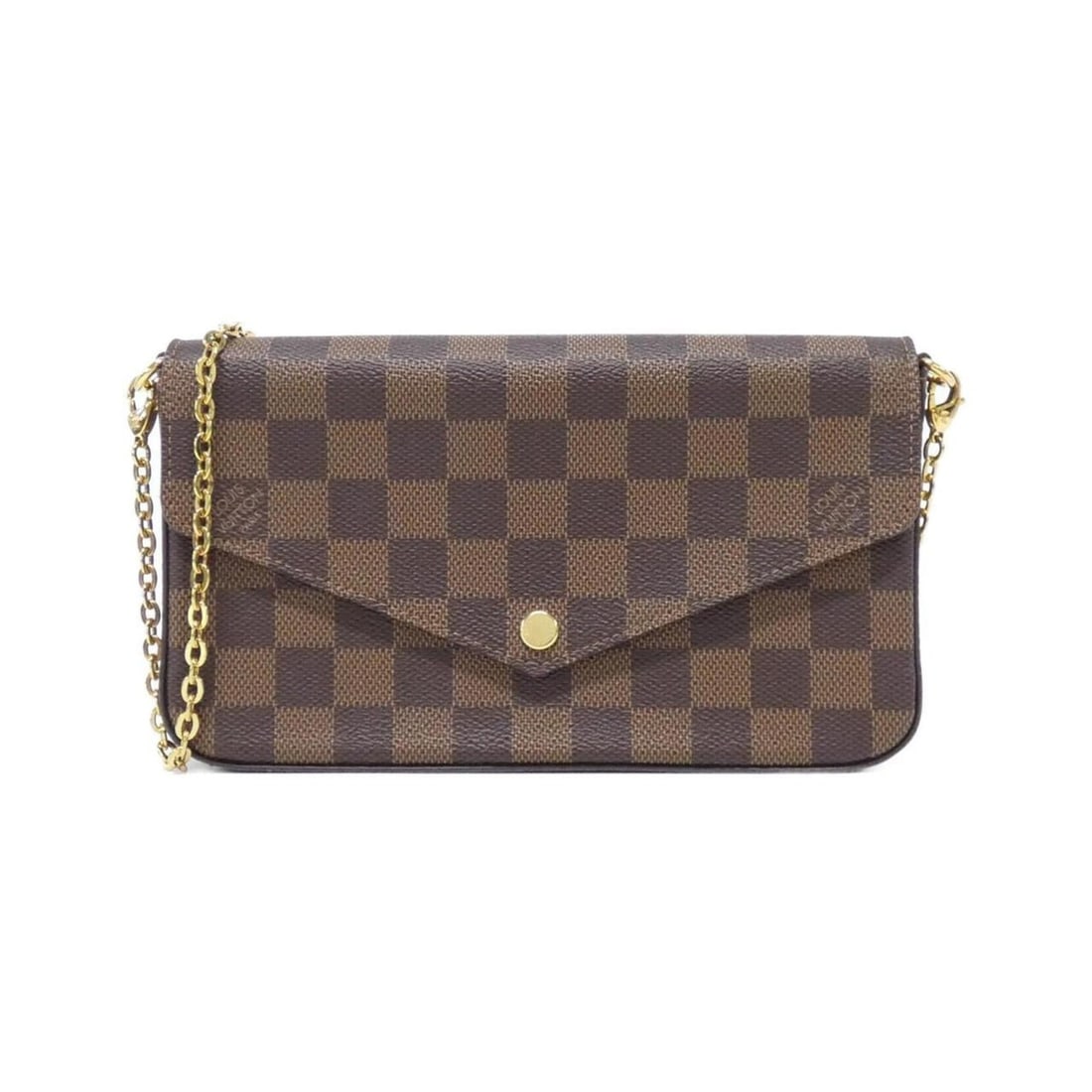 Louis Vuitton Damier Pochette Felicie N40492 Shoulder Bag: --- Catalog ---Category: SizeSize (HxWxD): 12cm x 21cm x 3cm / 4.72'' x 8.26'' x 1.18''Category: DesignType: Pochette, Shoulder bagColor: BrownGender: WomenMaterial: Coated canvas Category: