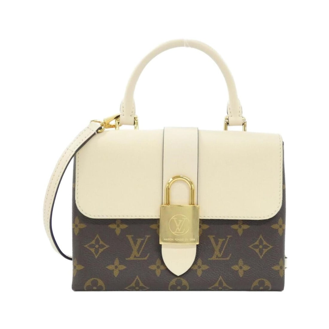 Louis Vuitton Monogram Rocky BB M44653 Handbag: --- Catalog ---Category: SizeSize (HxWxD): 15cm x 20cm x 7cm / 5.9'' x 7.87'' x 2.75''Category: DesignType: HandbagColor: Brown, IvoryGender: Women,MenMaterial: Coated canvas Category: GeneralMPN: