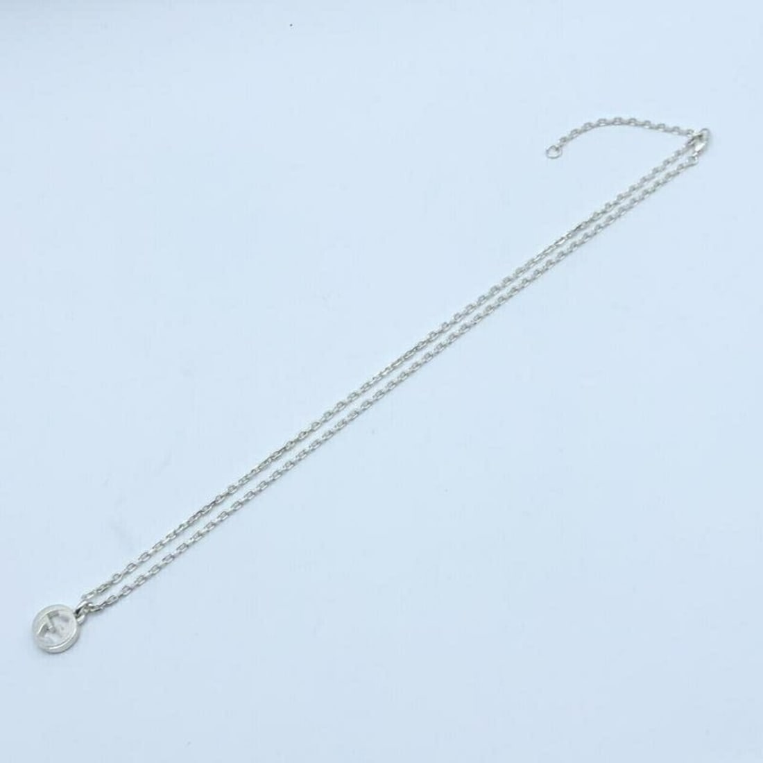 GUCCI Interlocking Necklace Silver Gucci - 3