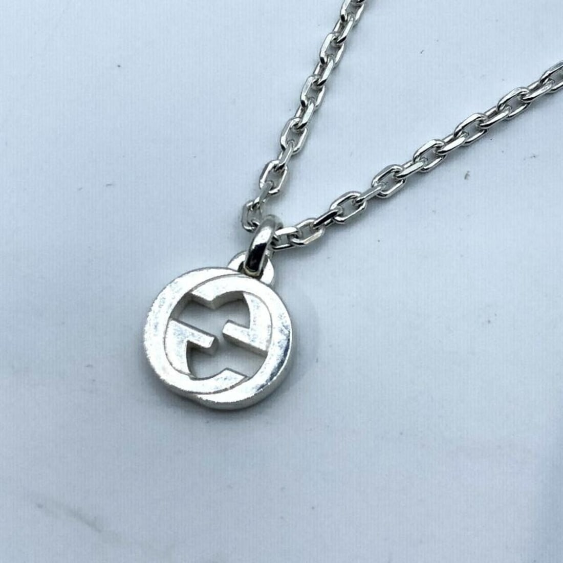 GUCCI Interlocking Necklace Silver Gucci - 4