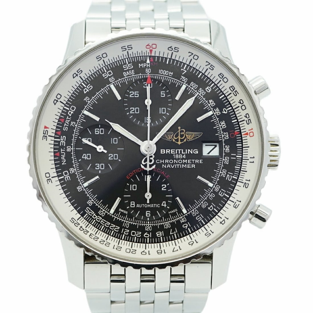 Breitling Navitimer A13324 Black Dial Men's Watch (1 of 12)