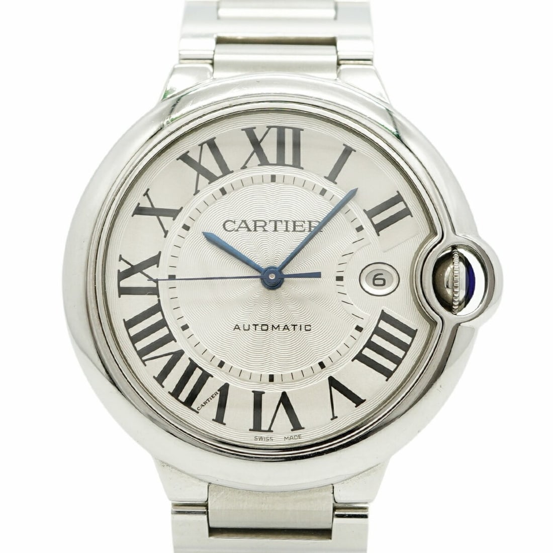 Cartier Ballon Bleu LM W69012Z4 Silver Dial Men's Watch (1 of 15)