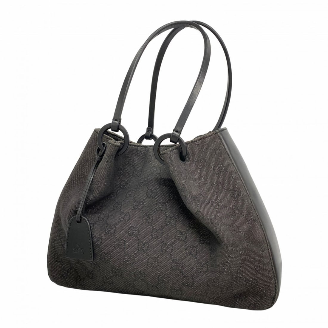 Gucci handbag 101919 denim black women's (1 of 14)