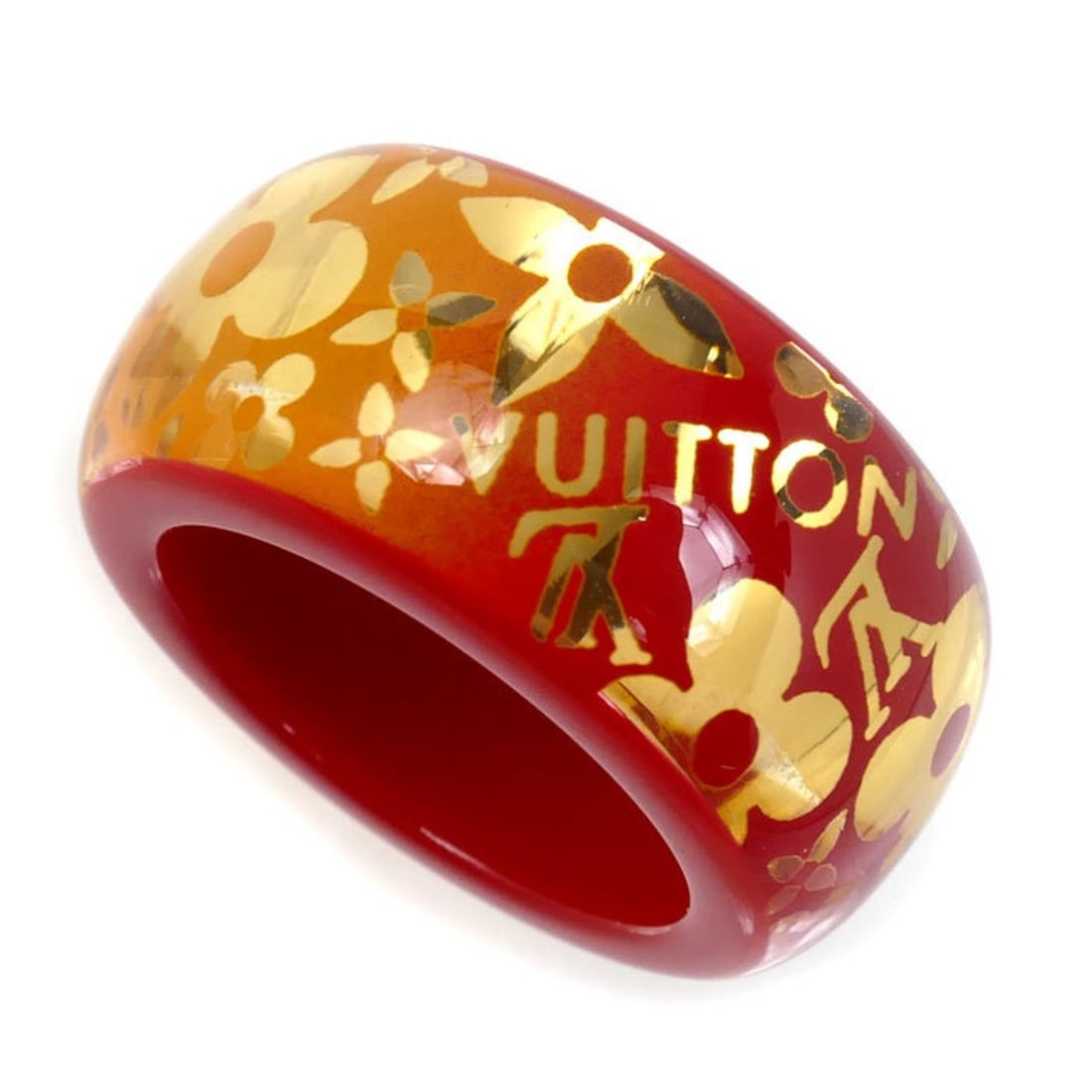LOUIS VUITTON Tropical Cocktail Ring M66306 Women's: --- Catalog ---Category: SizeUS Size: 6.5Brand Size: 52Category: DesignType: Band ringColor: Red colorGender: WomenCategory: GeneralMPN: M66306Brand: Louis VuittonCountry of Origin: France--- Item Lis