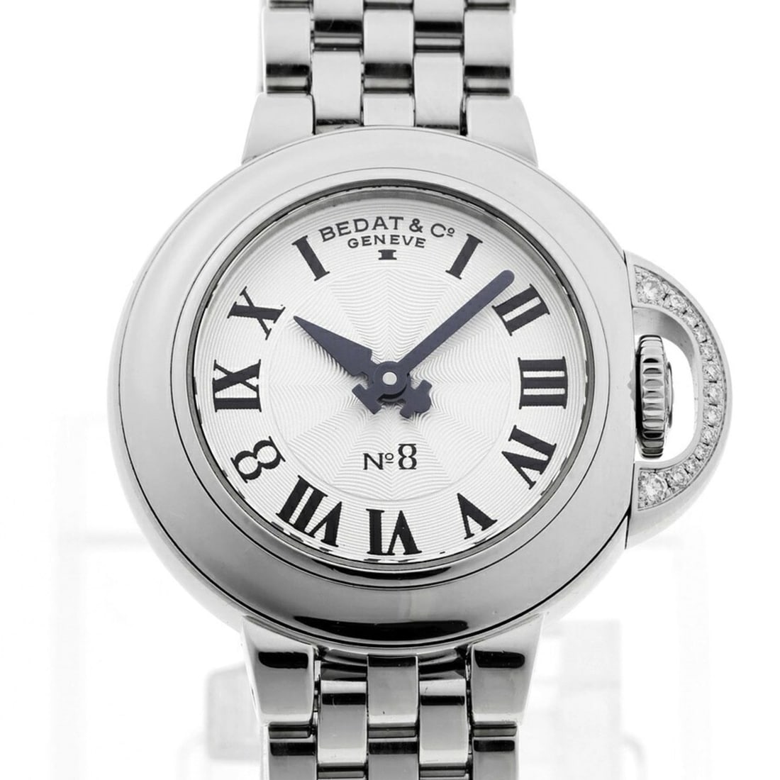 BEDAT & Co. No.8 827.021.600 Quartz Wristwatch with Diamond Crown Guard A-159685 (1 of 20)