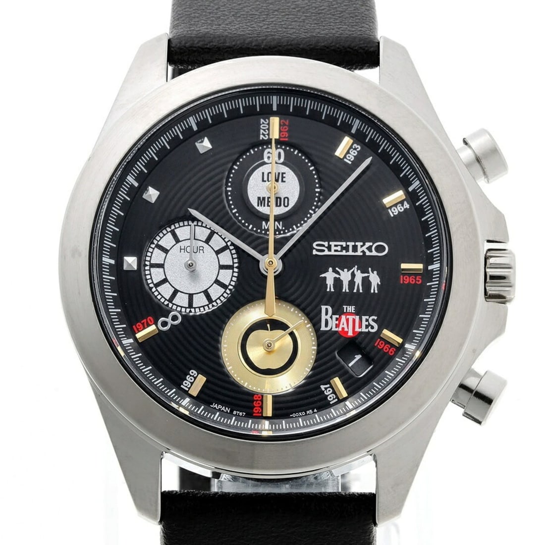 Seiko The Beatles LOVE ME DO 60th Anniversary Official Watch 8T67-00X0 Quartz Wristwatch Limited to (1 of 20)