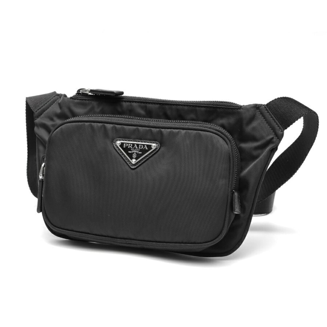 PRADA Re-Nylon x Saffiano Leather Shoulder Bag Body 2VH128 Nylon Black S-159993: --- Catalog ---Category: SizeSize (HxWxD): 14.5cm x 19cm x 2.5cm / 5.7'' x 7.48'' x 0.98''Category: DesignType: Shoulder bag, Sling bagColor: BlackGender: Women,MenMaterial: Nylon , Leather Category: