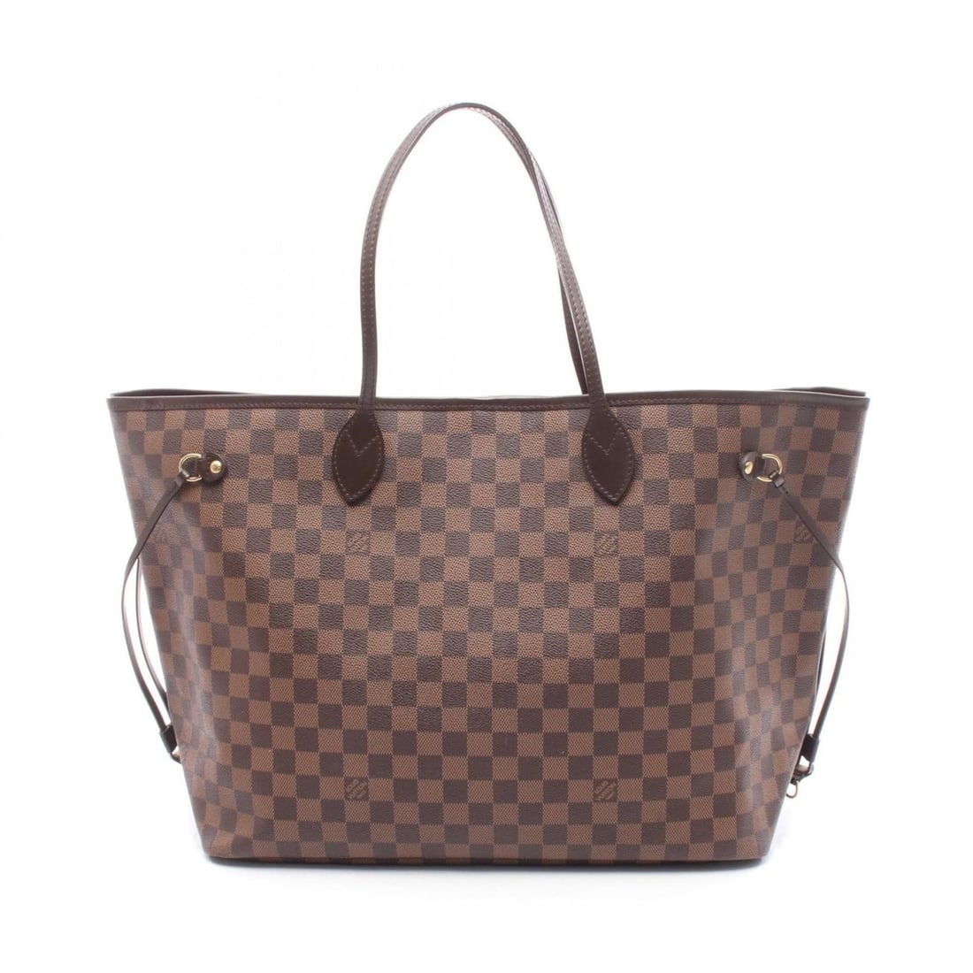 Louis Vuitton Neverfull GM Tote Bag, Handbag, Coated Canvas, Leather, Damier, Women's, Brown, N51106: --- Catalog ---Category: SizeSize (HxWxD): 32cm x 40cm x 20cm / 12.59'' x 15.74'' x 7.87''Category: DesignType: Tote bagColor: Brown, EbeneGender: WomenMaterial: Coated canvas , PVC , Damier Canvas ,