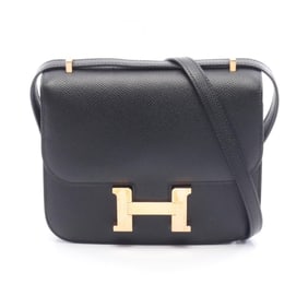 Hermes Hermès Constance 3 Mini Shoulder Bag/Handbag in Epsom Leather, Black, Women's, 056347CC