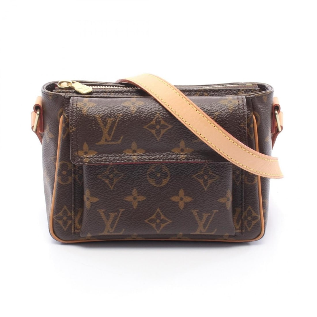 Louis Vuitton Viva Cite PM Shoulder Bag/Handbag in Coated Canvas and Leather with Monogram Design,: --- Catalog ---Category: SizeSize (HxWxD): 13cm x 18cm x 8.5cm / 5.11'' x 7.08'' x 3.34''Category: DesignType: Handbag, Shoulder bagColor: BrownGender: WomenMaterial: Coated canvas , PVC , Monogram ,