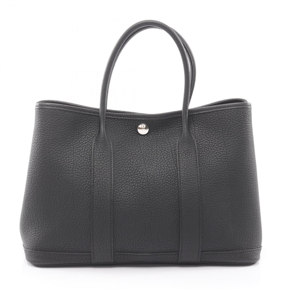 Hermes Hermès Garden Party TPM Tote Bag, Negonda Leather Handbag, Women's, Black (1 of 16)
