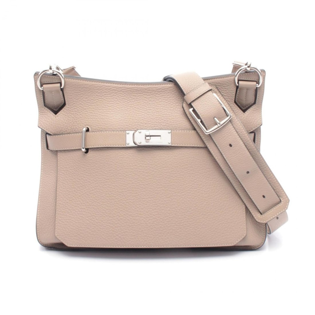 Hermes Hermès Gypsiere 34 Shoulder Bag/Handbag in Taurillon Clemence Leather, Beige: --- Catalog ---Category: SizeSize (HxWxD): 27cm x 33.5cm x 14cm / 10.62'' x 13.18'' x 5.51''Category: DesignType: Handbag, Shoulder bagColor: BeigeGender: WomenMaterial: Leather Leather/Fur Type: Taur