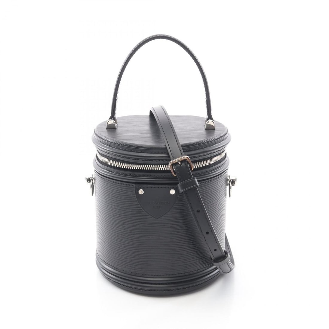 Louis Vuitton Cannes Handbag, Epi Leather, Women's, Black, M52226 (1 of 10)