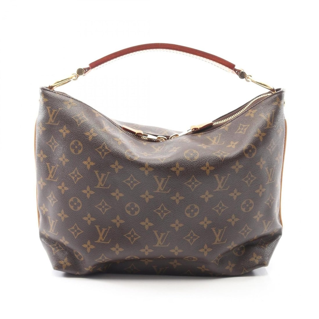 Louis Vuitton Suli PM Shoulder Bag/Handbag in Coated Canvas and Leather with Monogram Design, Brown,: --- Catalog ---Category: SizeSize (HxWxD): 26cm x 31cm x 10cm / 10.23'' x 12.2'' x 3.93''Category: DesignType: Handbag, Shoulder bagColor: BrownGender: WomenMaterial: Coated canvas , Leather Category: