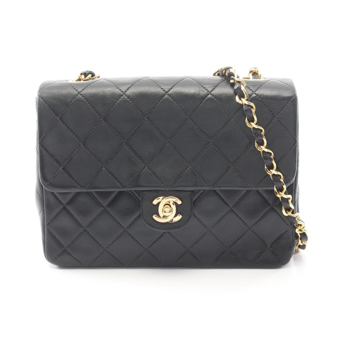 CHANEL Mini Matelasse 20 Shoulder Bag/Handbag in Lambskin Leather, Black (1 of 20)