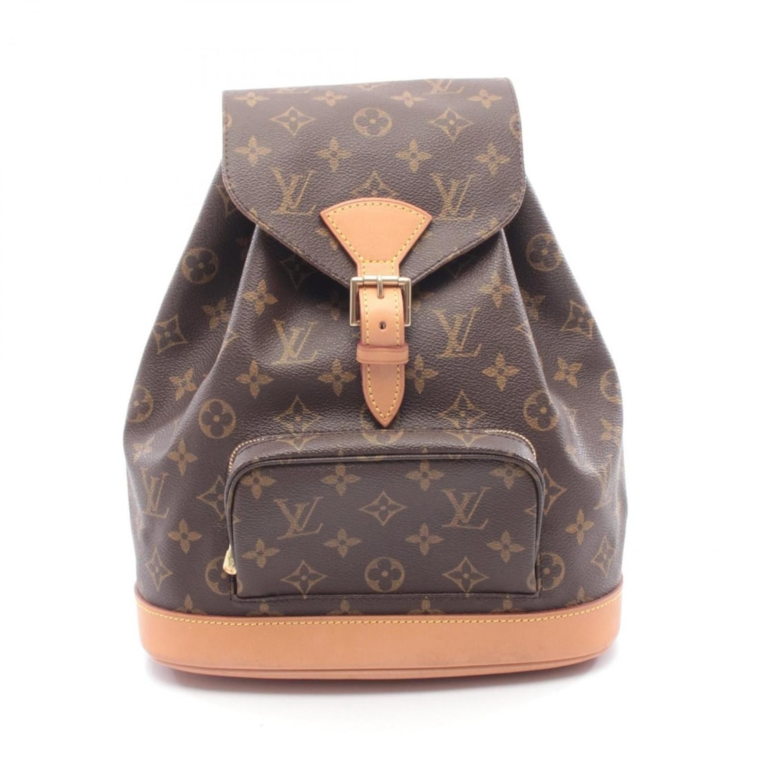 Louis Vuitton Montsouris MM Backpack/Handbag in Coated Canvas and Leather with Monogram Design, (1 of 11)