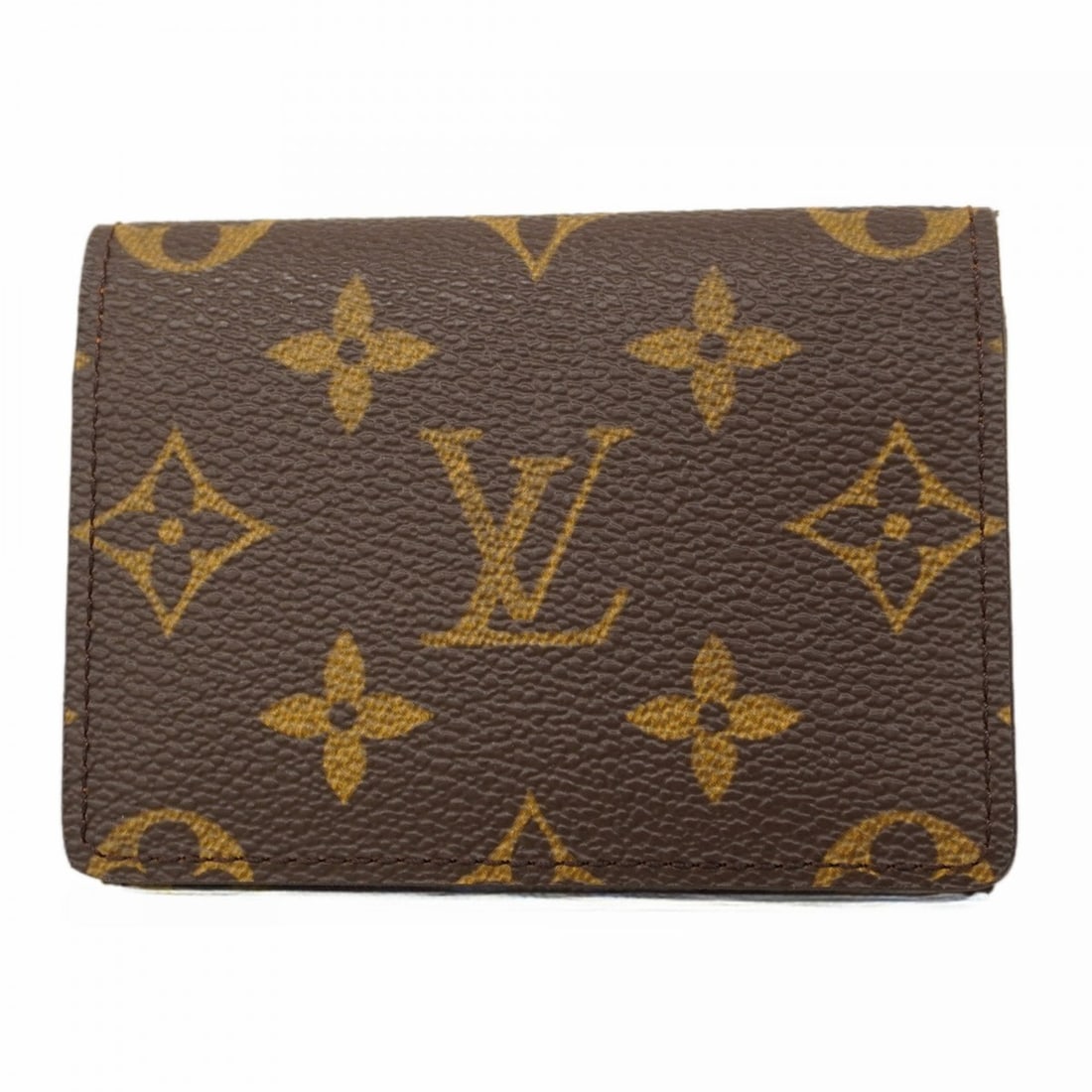 Louis Vuitton Monogram Envelope Carte de Visite Business Card Case M62920 Brown Men's/Women's (1 of 16)