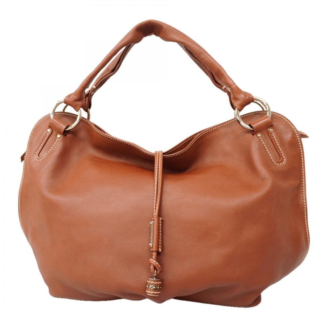 Celine tote bag, brown leather, women's (1 of 11)