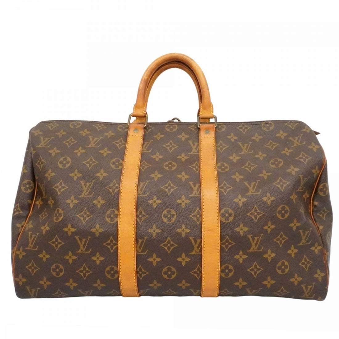 Louis Vuitton Monogram Keepall 45 Boston Bag M41428 Brown Men's and Women's (1 of 20)