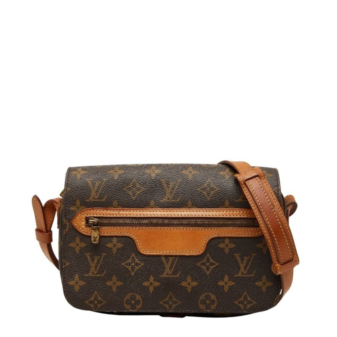 Louis Vuitton Monogram Saint-Germain 24 Crossbody Shoulder Bag M51210 Brown Leather Women's LOUIS (1 of 12)