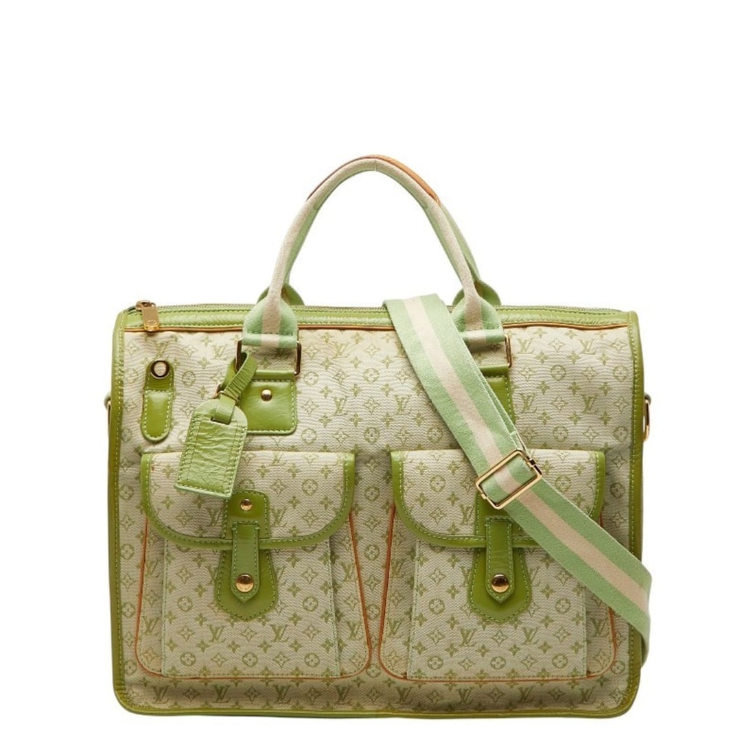 Louis Vuitton Monogram Mini Sac Marie Kate 48 Handbag/Shoulder Bag, 2-Way, M92933, Apple Green (1 of 11)