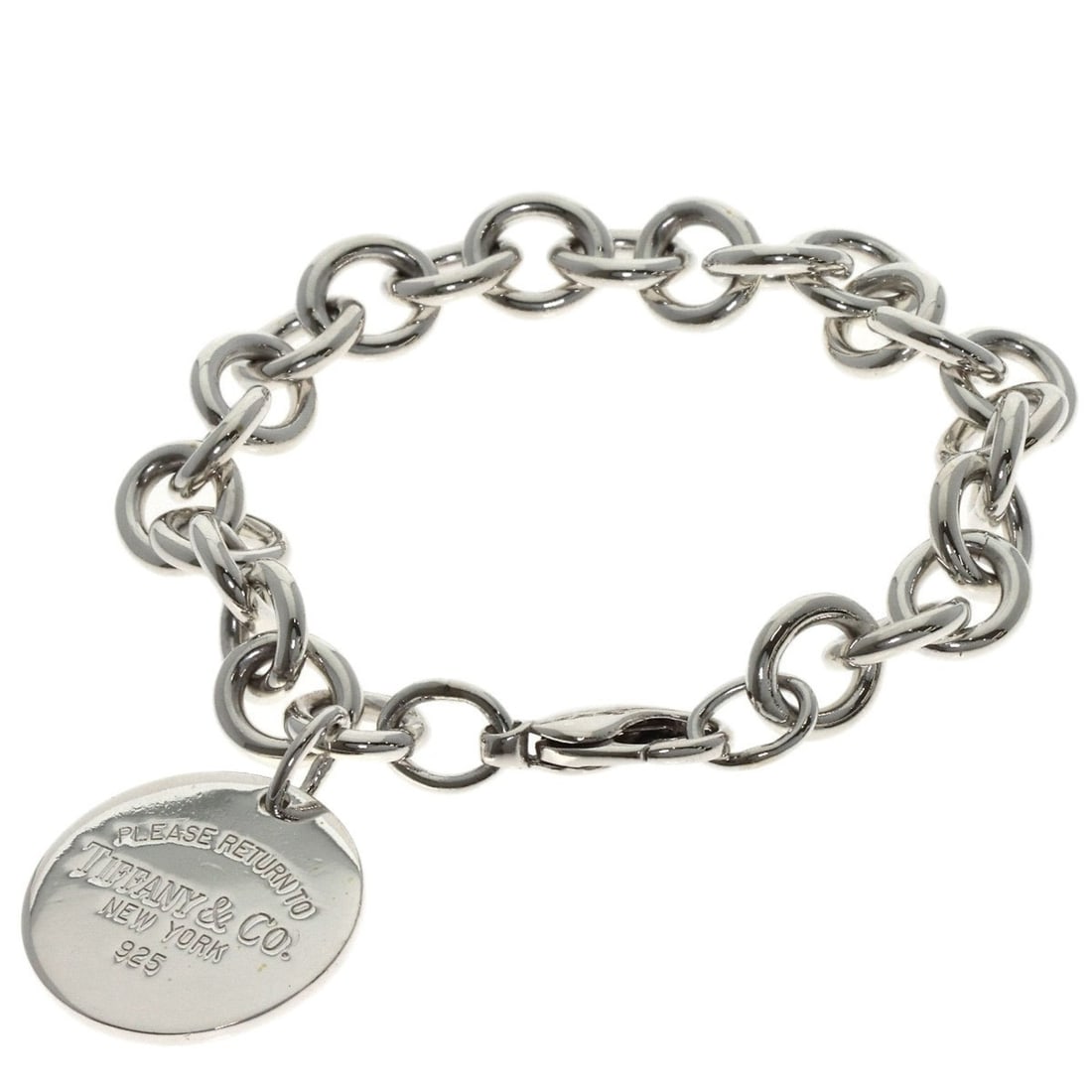 Tiffany Return to Round Tag Bracelet, Silver, Women's, TIFFANY & Co. (1 of 11)