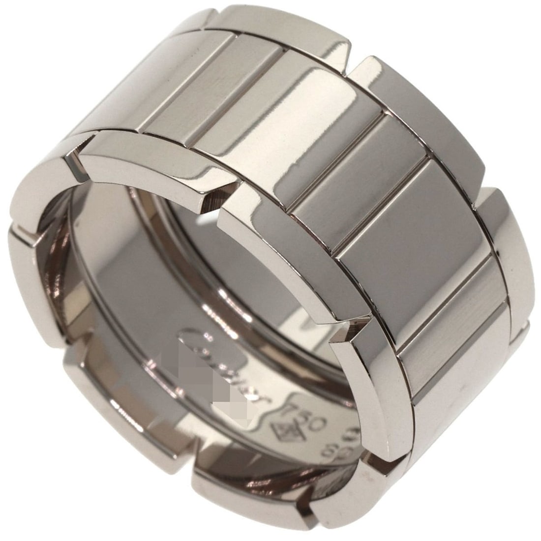 Cartier Tank Française LM #60 Ring, 18K White Gold, Women's: --- Catalog ---Category: SizeWidth: 12mm / 0.47''Weight: 16.4g / 0.57oz.JP Size: 20US Size: 10Category: DesignType: Band ringMetal: White GoldGender: WomenMetal Purity: 18KCategory: GeneralBrand: Cart