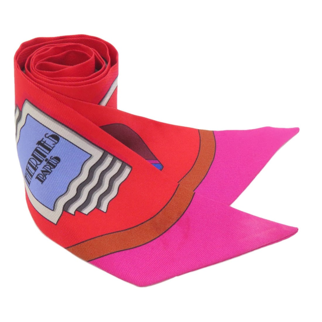 Hermes Twilly Scarf/Muffler Silk Women's HERMES (1 of 11)