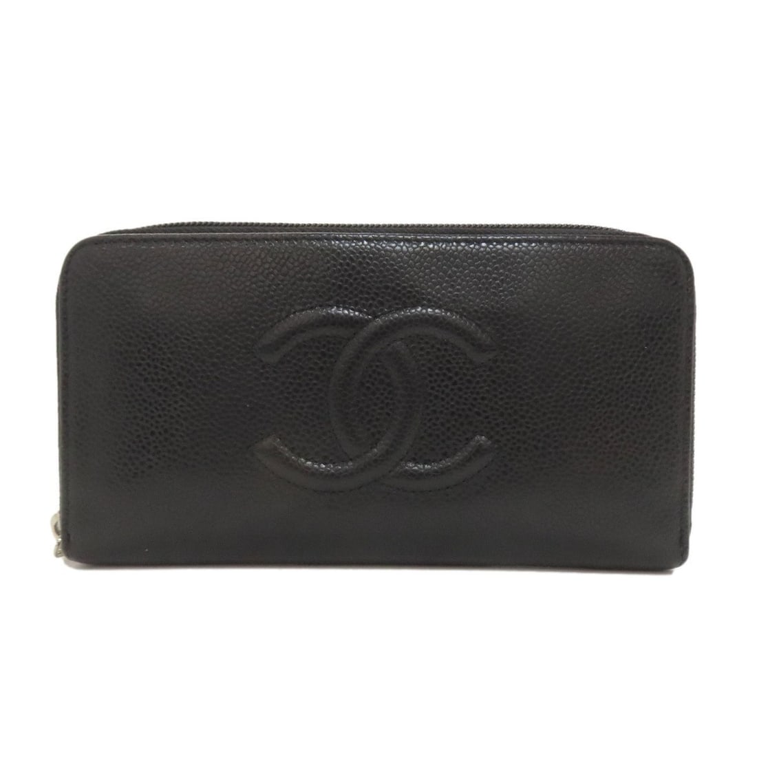 Chanel Coco Mark Silver Hardware Long Wallet Grained Calfskin Women's CHANEL (1 of 20)