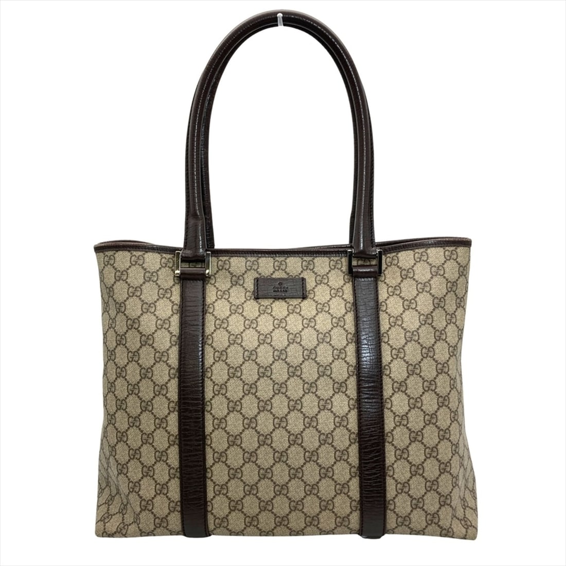 Gucci GG Supreme Canvas Tote Bag 114288: --- Catalog ---Category: SizeHandle Drop: 22.00cm / 8.66''Size (HxWxD): 30cm x 40cm x 14cm / 11.81'' x 15.74'' x 5.51''Category: DesignType: Tote bagMaterial: GG Supreme Category: GeneralBrand: Gucci-