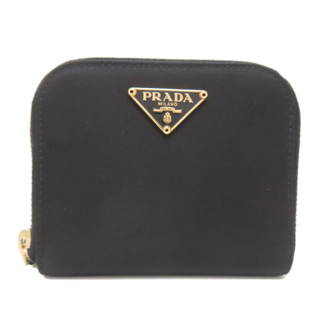 Prada 1M0843 Logo Metal Coin Case Nylon Women's PRADA (1 of 20)