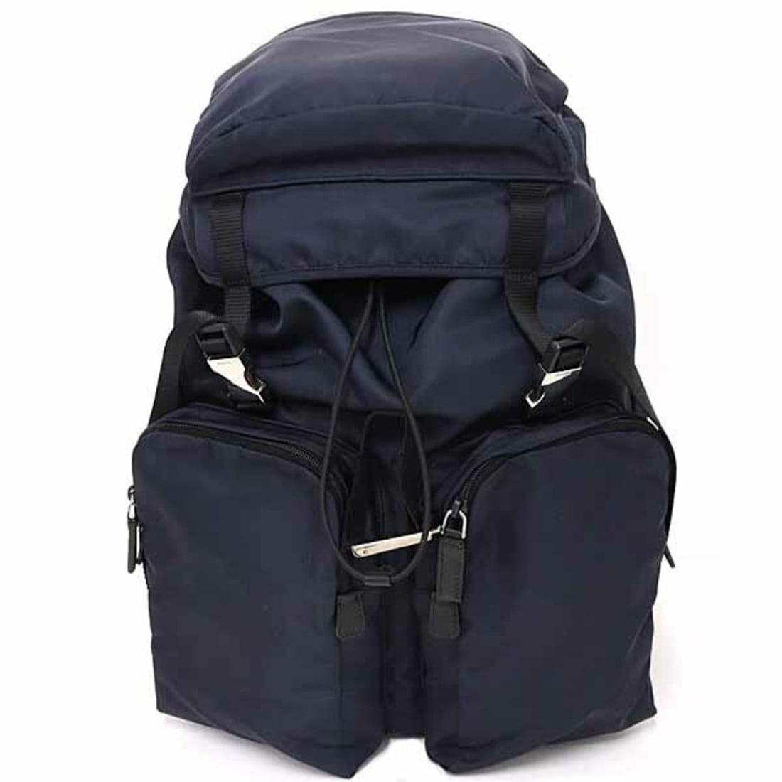 PRADA Backpack Rucksack Nylon Saffiano Leather 2VZ136 Navy (1 of 11)
