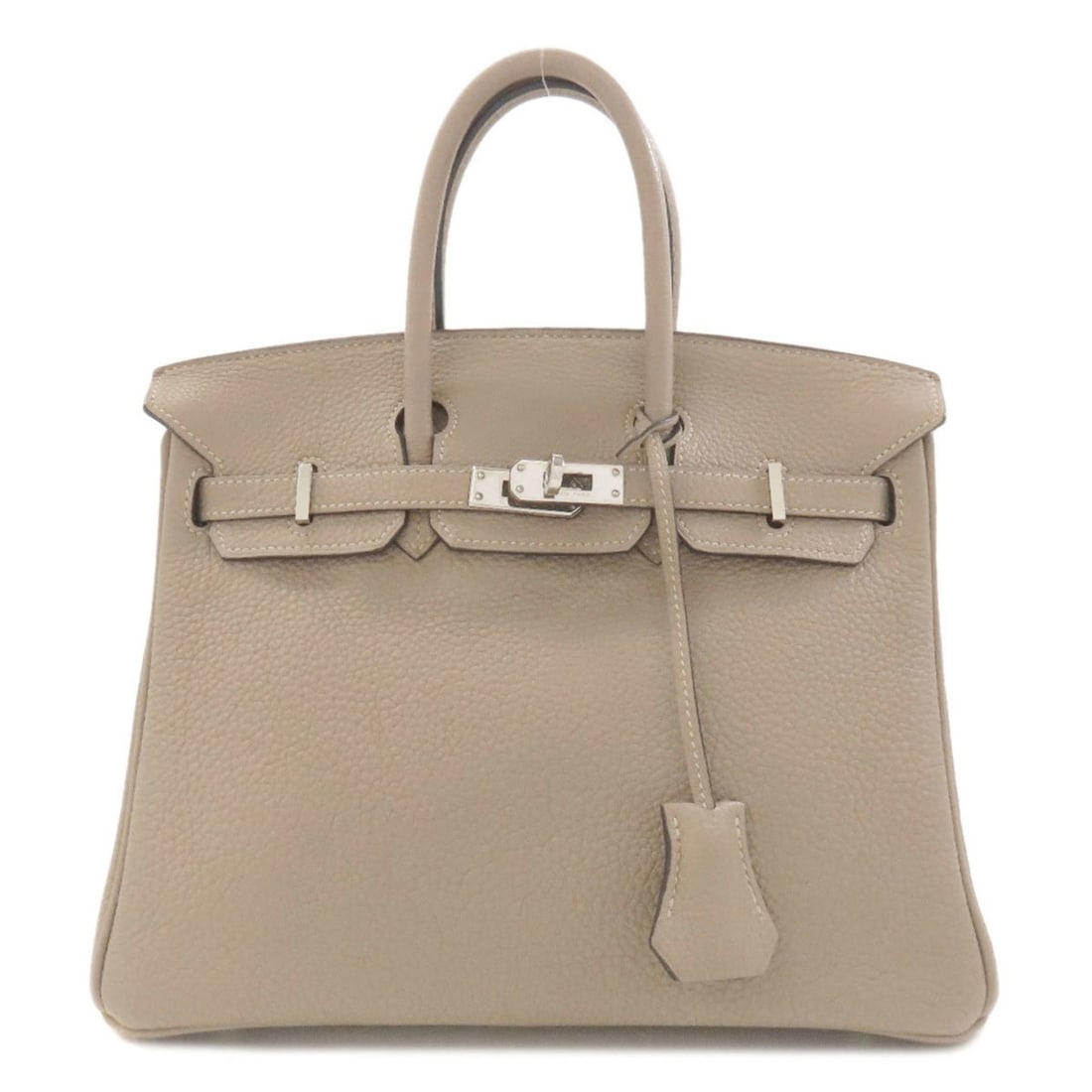 Hermes Birkin 25 handbag with silver hardware, Taurillon, for women. (1 of 20)