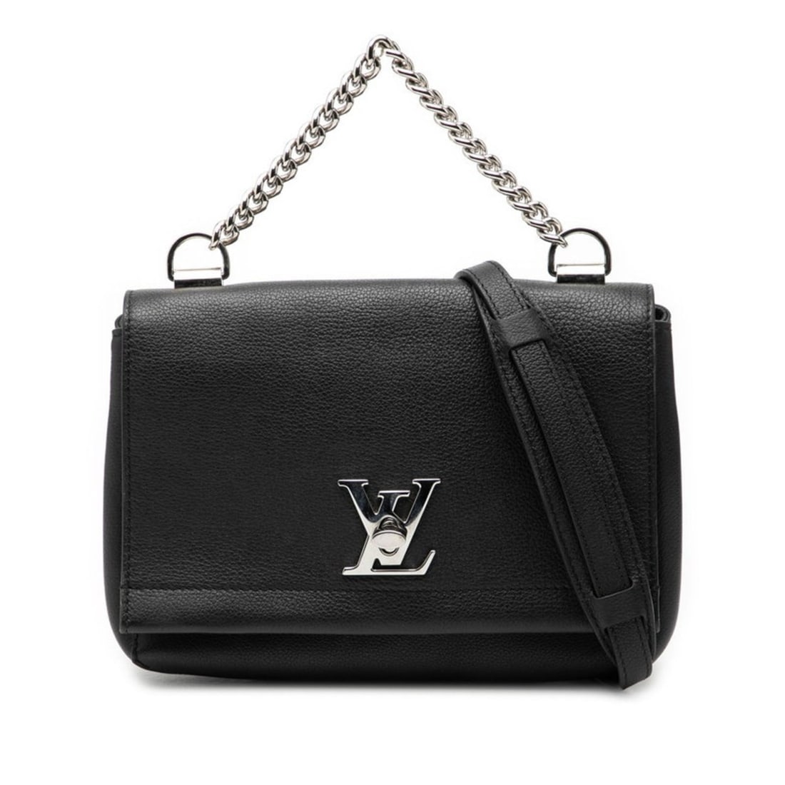 Louis Vuitton Lockme 2 BB Handbag/Shoulder Bag 2WAY M51200 Noir Black Leather Women's LOUIS VUITTON (1 of 10)