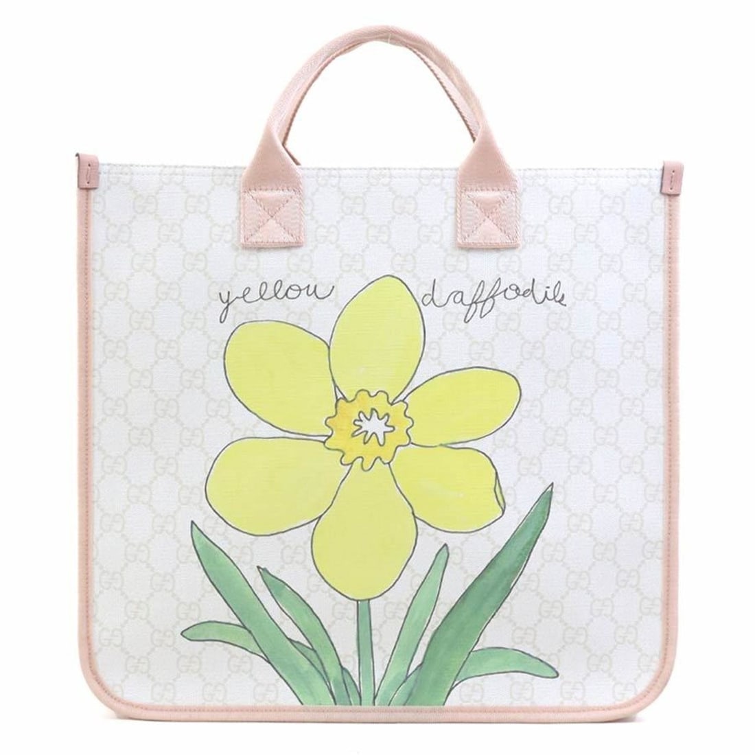 Gucci GG Supreme Canvas Handbag, White and Pink, Kids', 605831, Free Shipping, r11020i: --- Catalog ---Category: SizeSize (HxWxD): 31cm x 33cm x 7cm / 12.2'' x 12.99'' x 2.75''Handle Length: 25cm / 9.84''Category: DesignType: HandbagColor: Pink, WhiteGender: GirlsMaterial: GG Supreme Cat