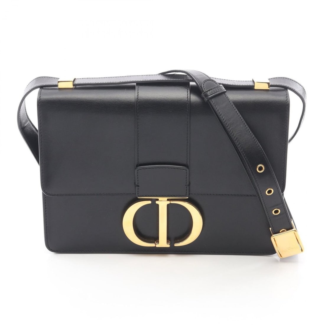 Christian Dior Dior 30 MONTAIGNE shoulder bag/handbag in black leather, model M9203UMOS_M911 (1 of 13)
